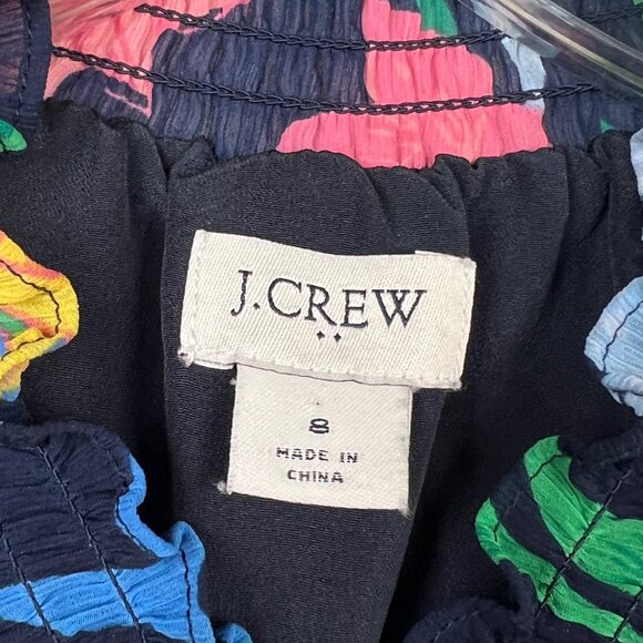 J Crew Factory Women's Floral Mockneck Tank Top Size 8 - Picture 7 of 7